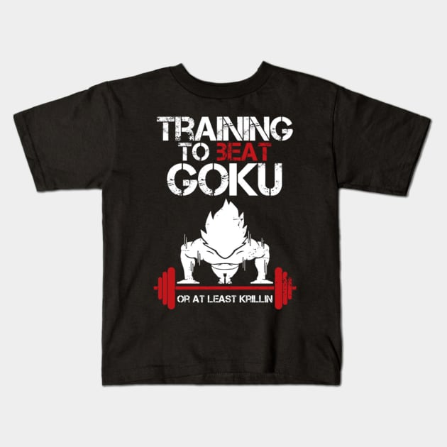 Train Insayan Super Sayan God Colors Kids T-Shirt by stejenos